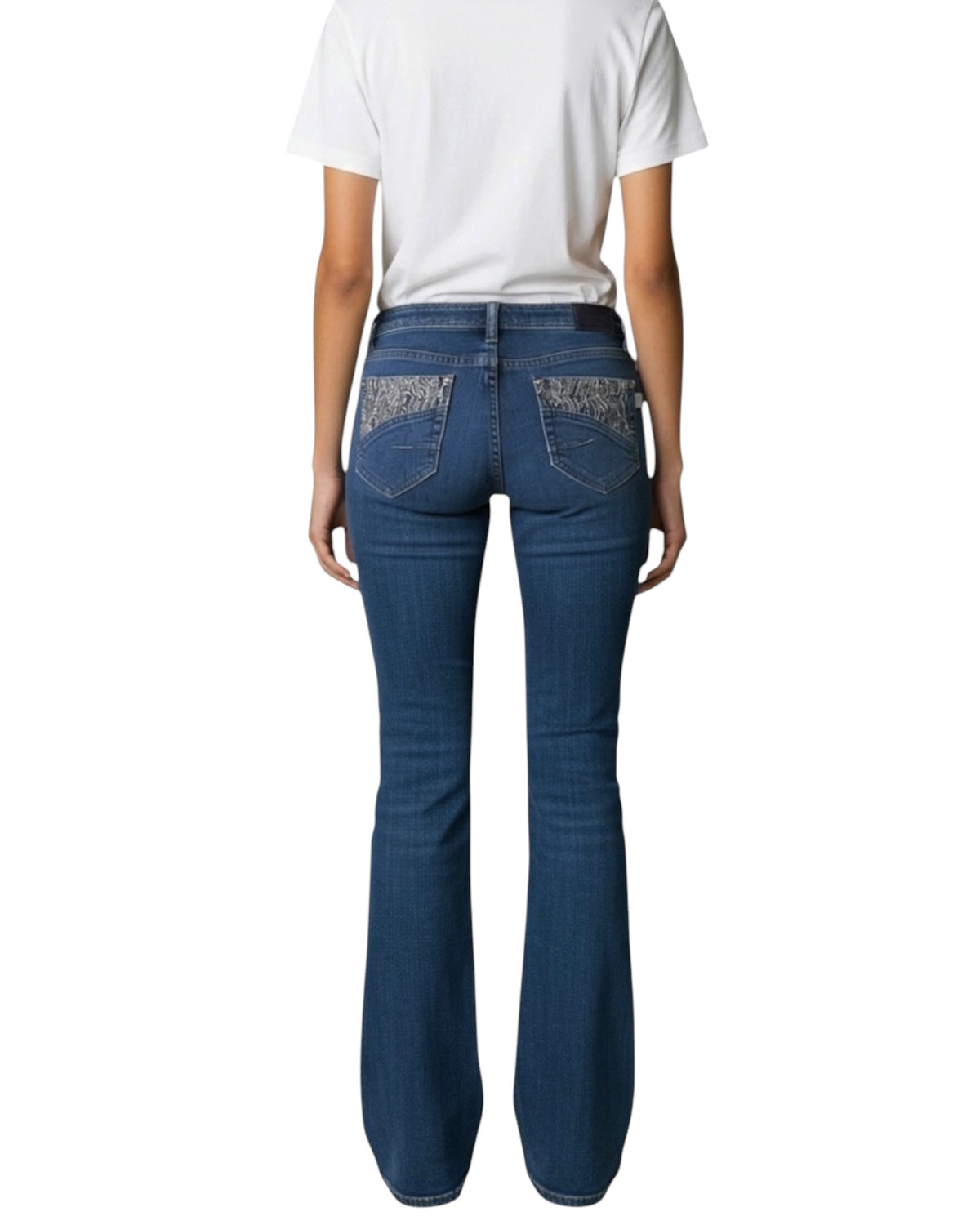 Y2K Bootcut Jeans Darkblue