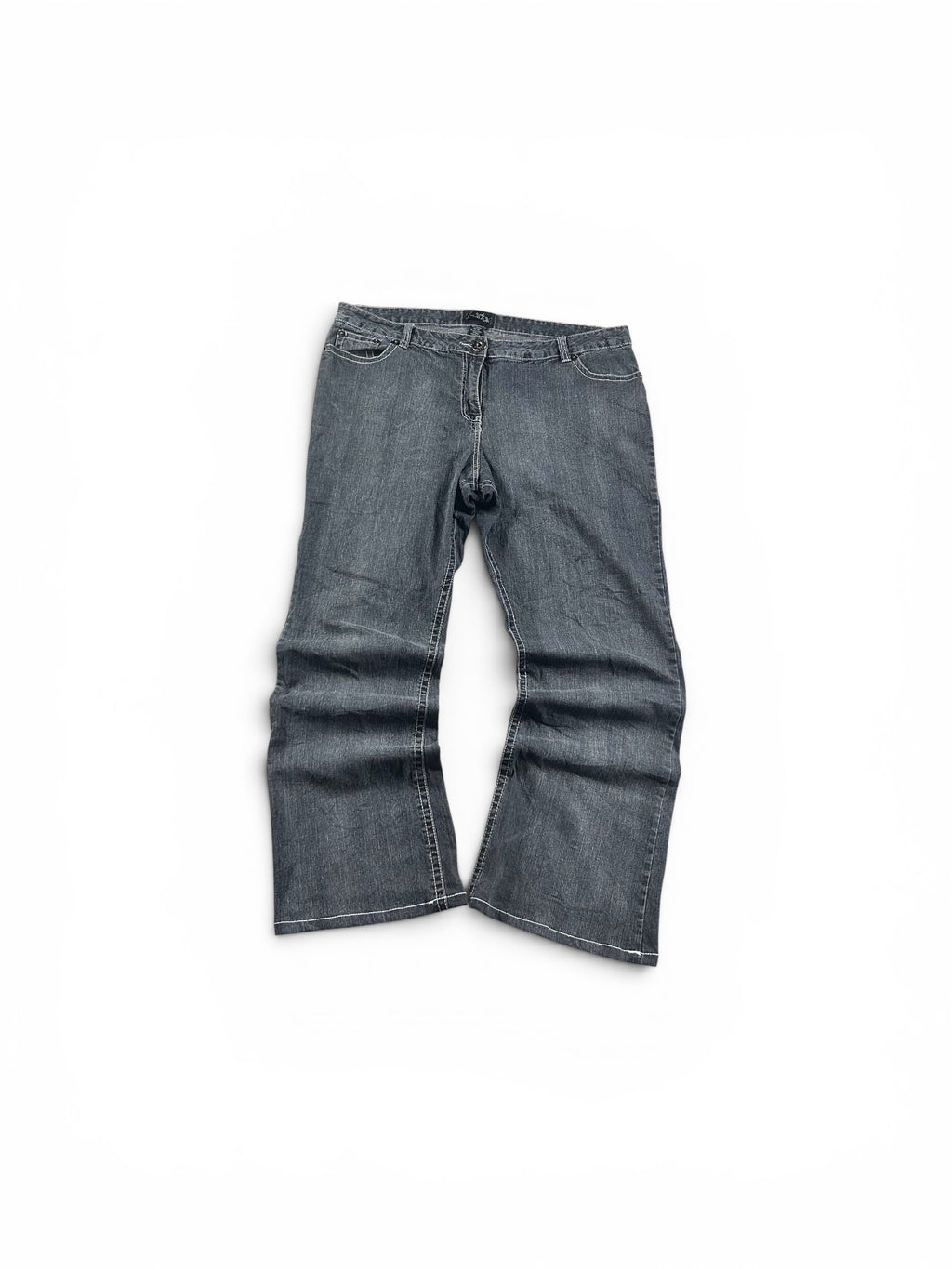 Y2K Bootcut Jeans Black