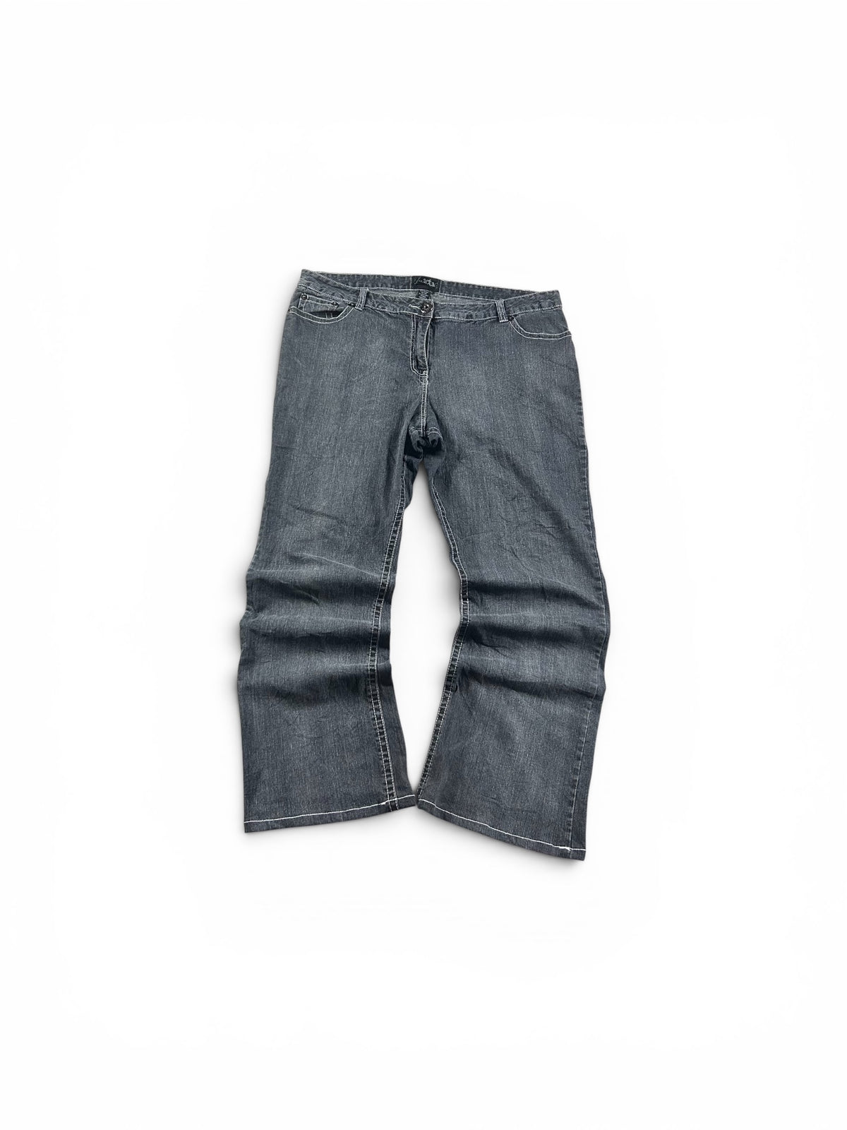 Y2K Bootcut Jeans Black