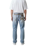 D&G Jeans Gold Backprint Straight Leg Man
