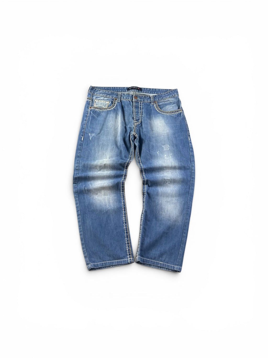 Y2K Washed Blue Jeans Baggy
