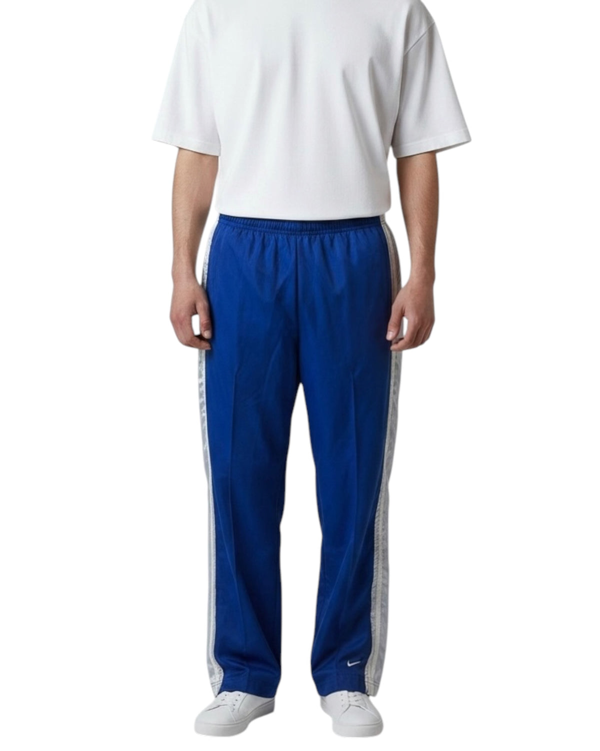Nike Trackpants Wide Leg Blue