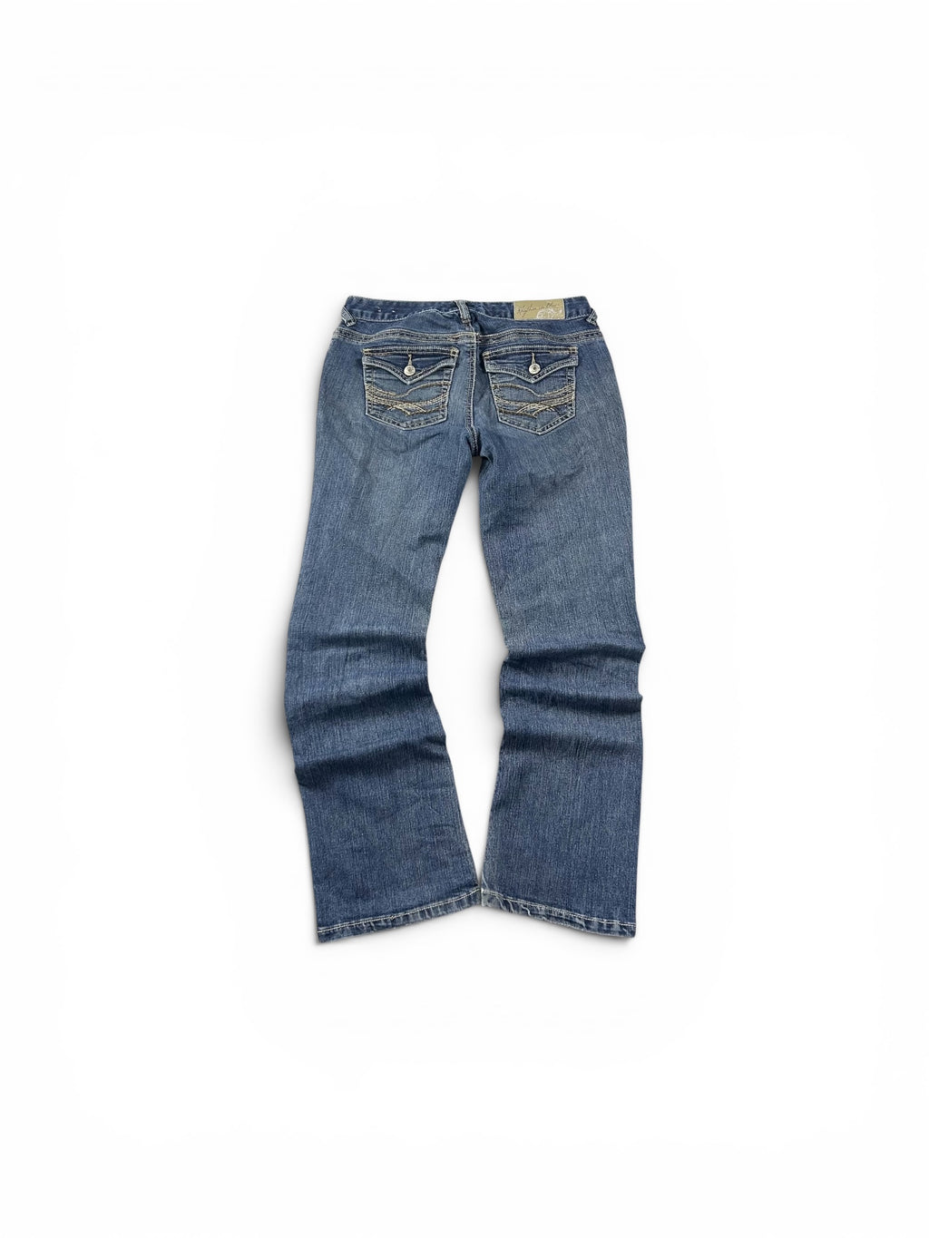 Y2K Bootcut Jeans Darkblue
