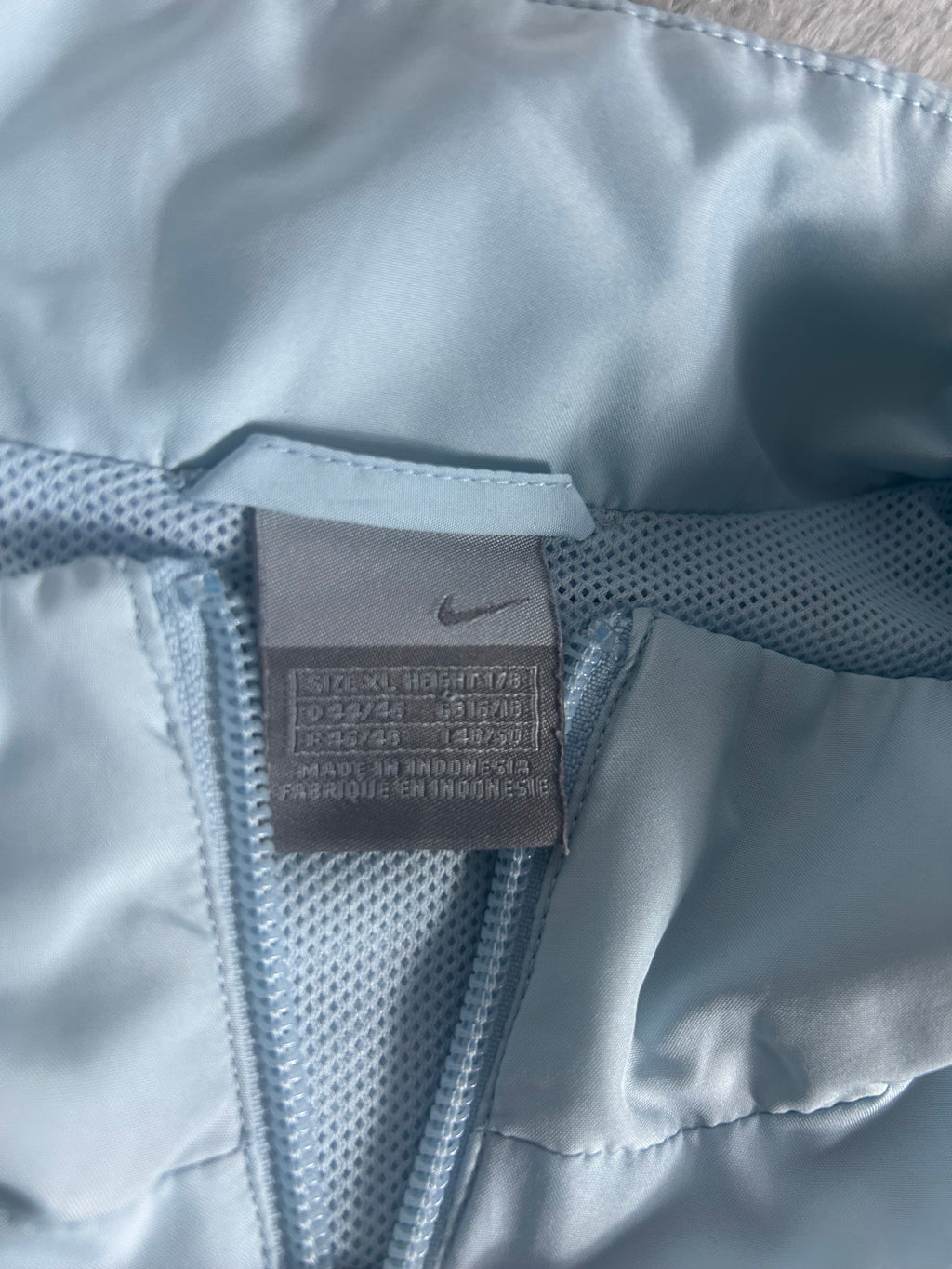 Nike Trackjacket Babyblue black