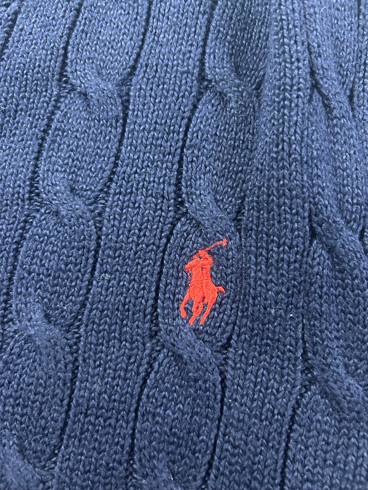 Ralph Lauren Cable Knit Sweater Darkblue