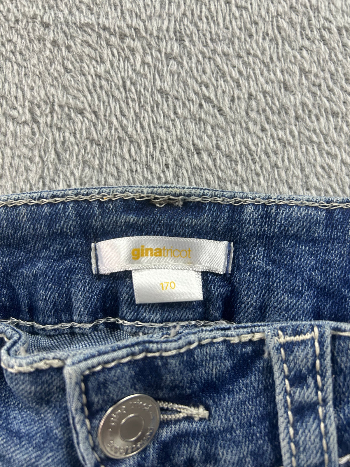 Ginatricot Bootcut Jeans Darkblue