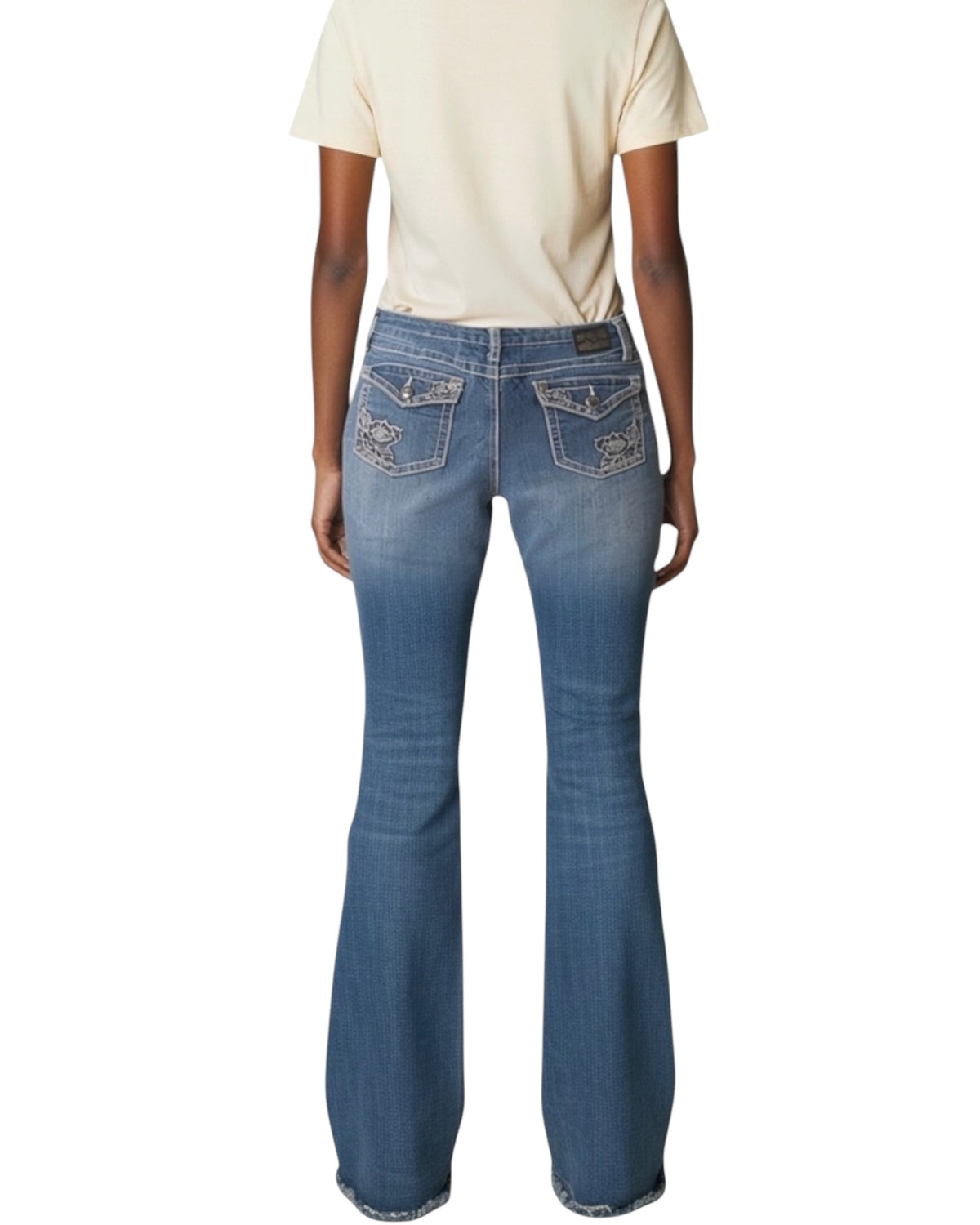 Y2K Bootcut Jeans Darkblue Woman