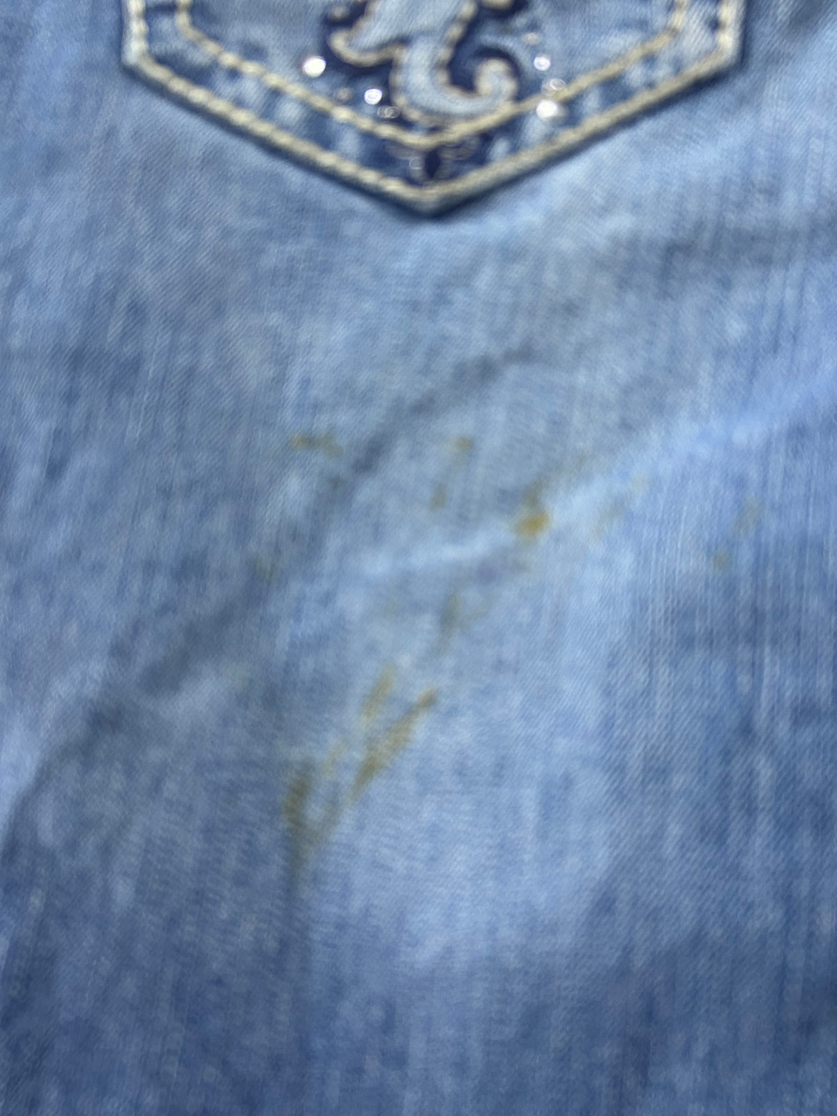 Y2K Bootcut Jeans Washed Blue Woman